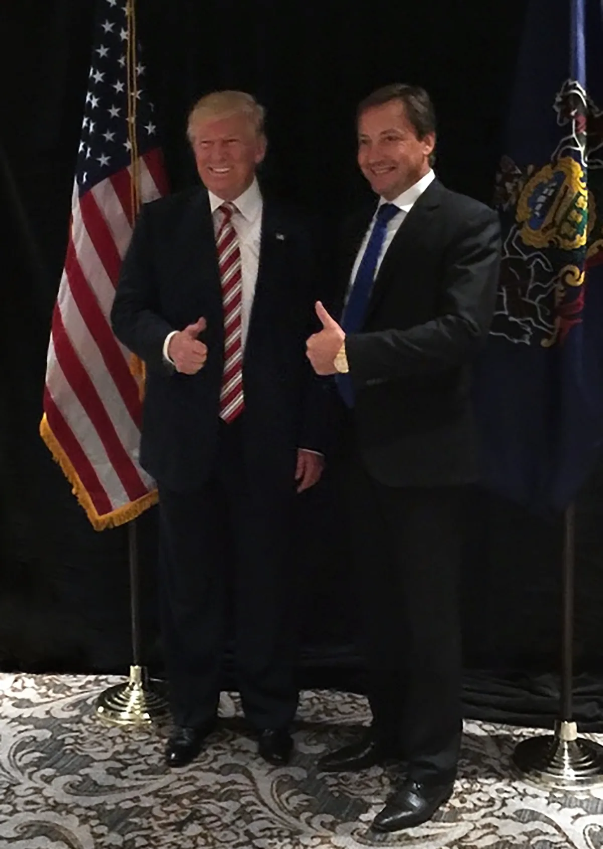 Роман Василенко и Дональд Трамп